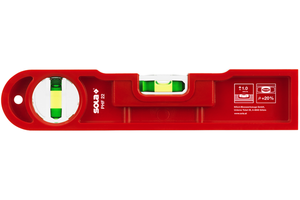 SOLA Plastic Spirit Level 22cm