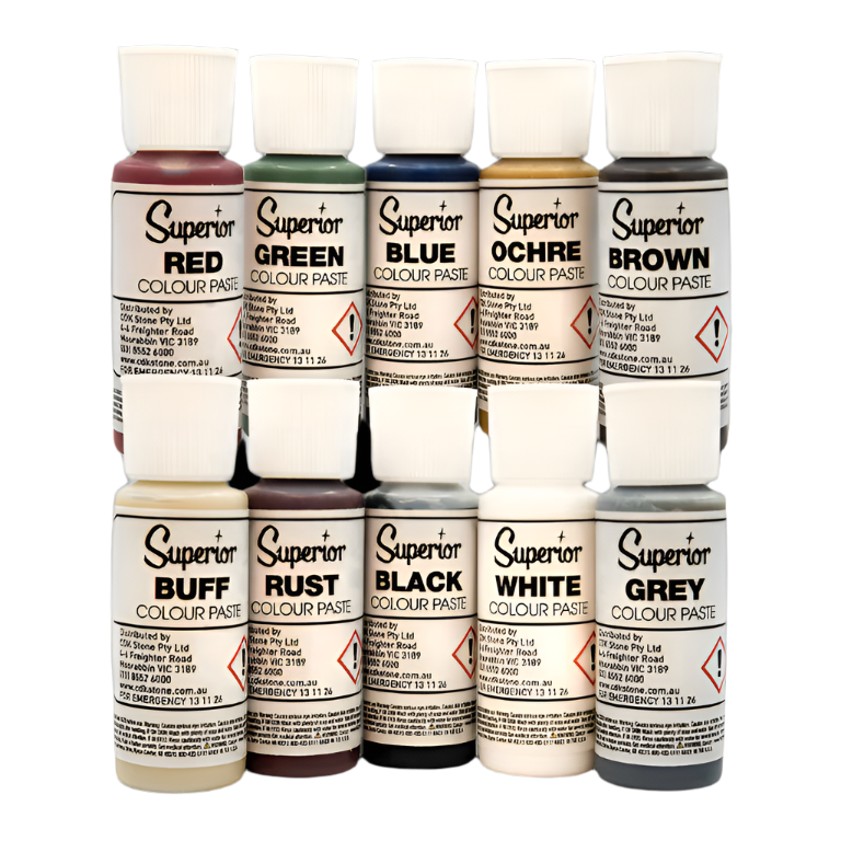 SUPERIOR COLOUR PASTE SET 10 x 60ml
