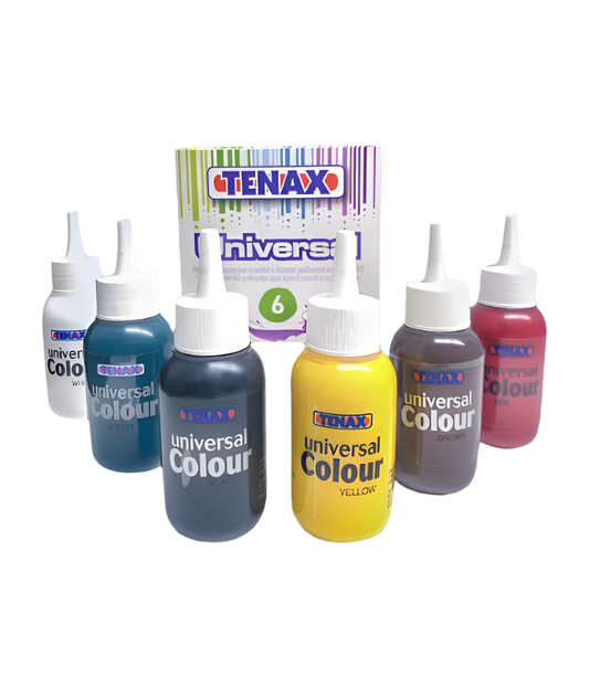 TENAX UNIVERSAL COLOURS PASTE SET 6 x 75ml